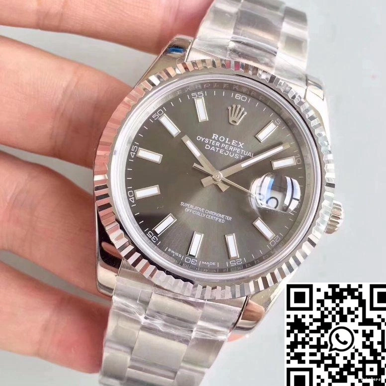 II Datejust EW Dial Factory Grey M126334-0014 Rolex 0507